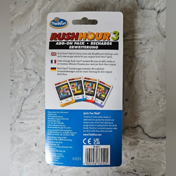 ThinkFun Rush Hour Card Set 3 - Picture 3 of 3